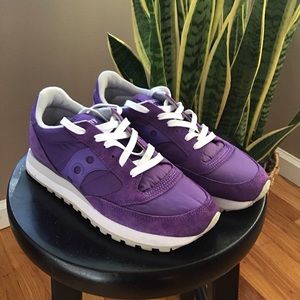 Saucony Jazz women’s shoes size 7 purple